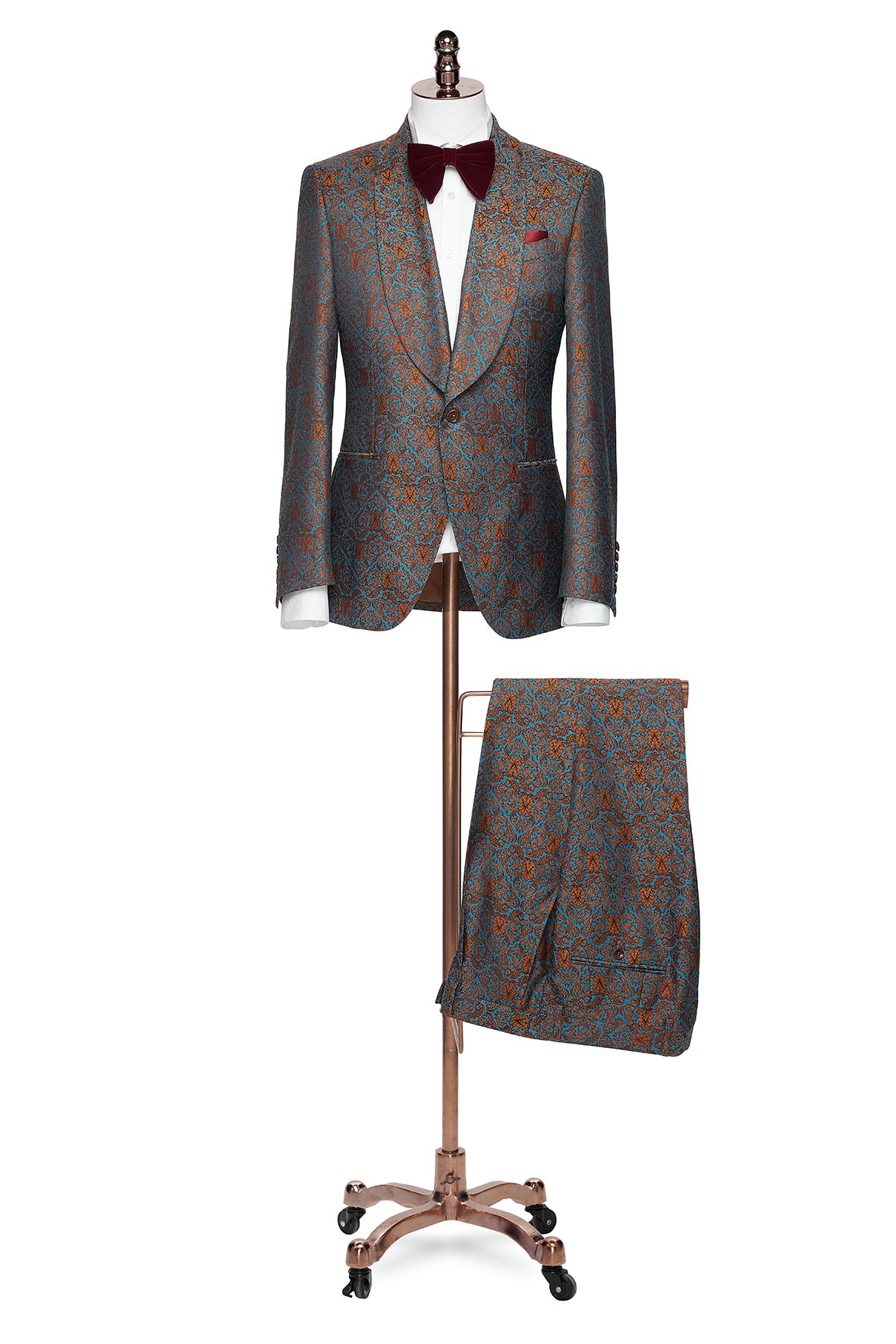 Yellow Jacquard Tuxedo